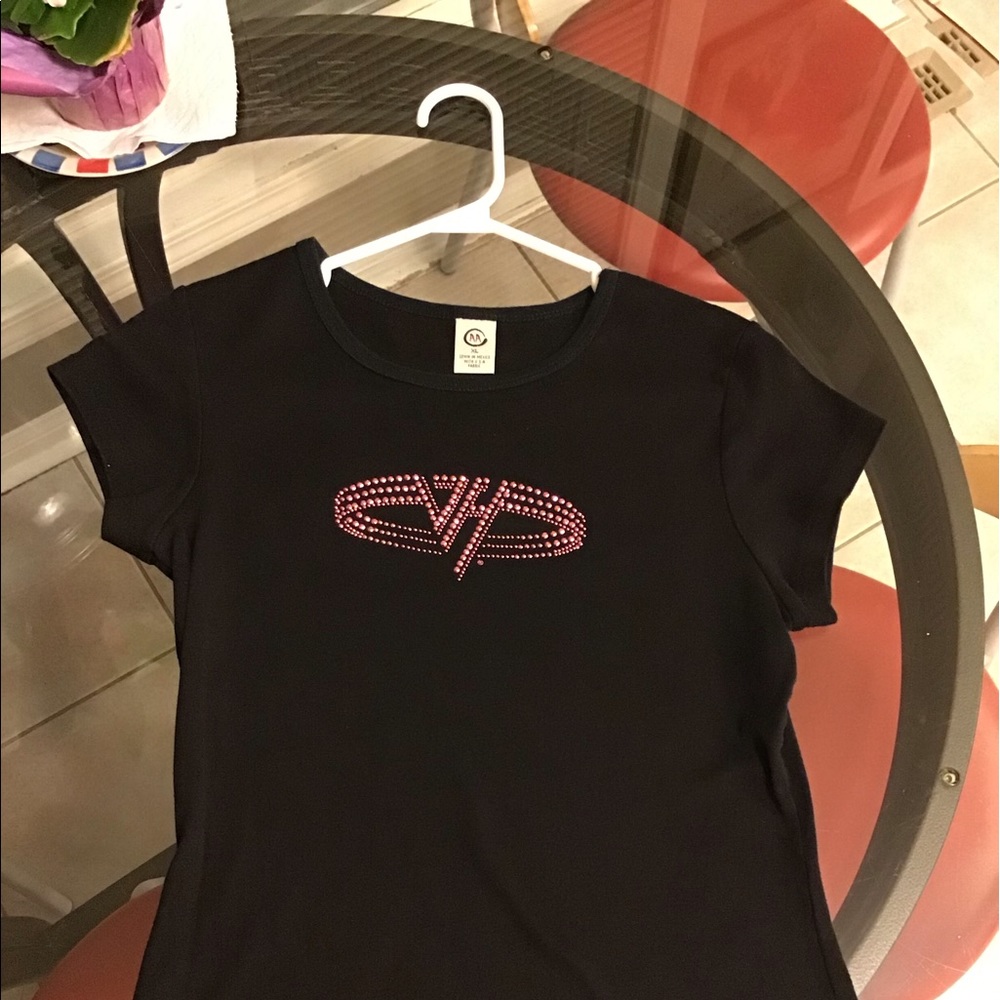Van Halen T-Shirt Black w/Pink Size XS